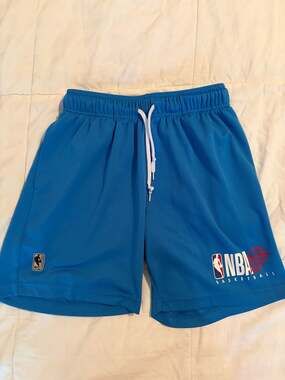 NBA Blue Mesh Basketball Shorts Size Medium